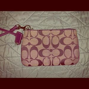 Coach wristlet